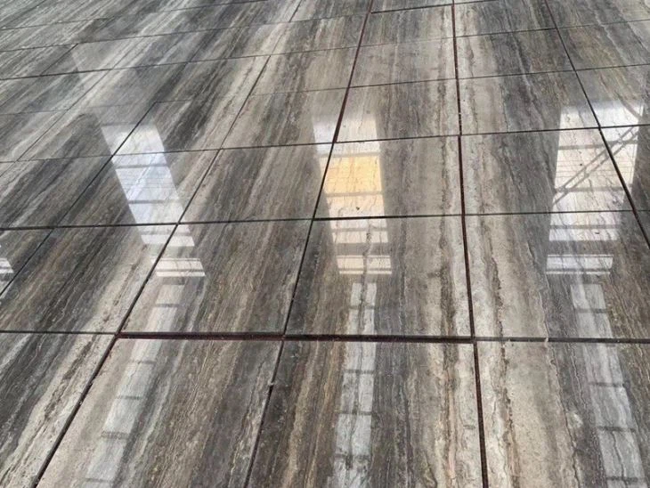 Dark Silver Travertine Tiles