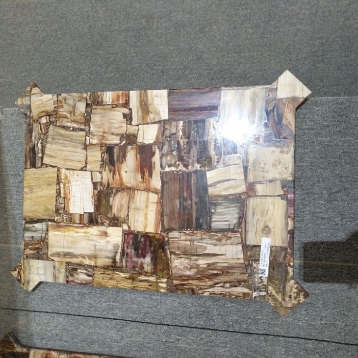 Petrified Wood Semi Precious Stone Bar Top (4)
