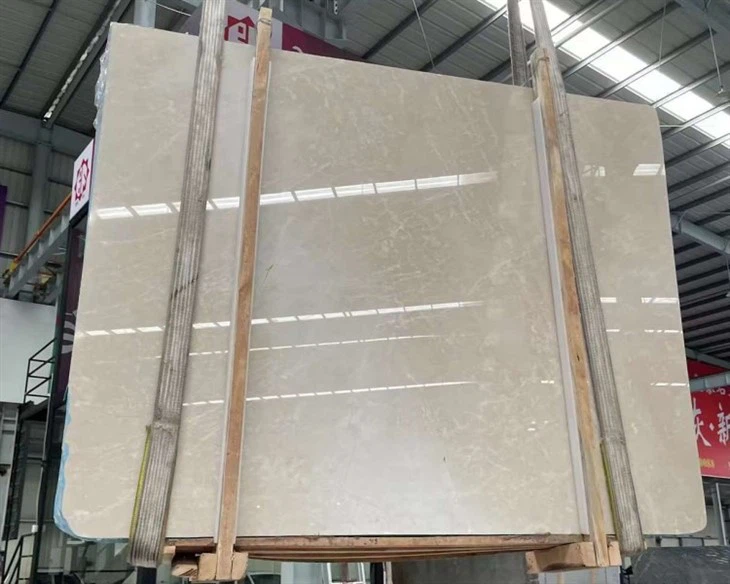 cream marble slabs